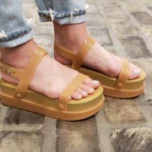 Melissa rubber platform sandal